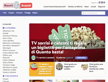 Tablet Screenshot of buoniesconti.com